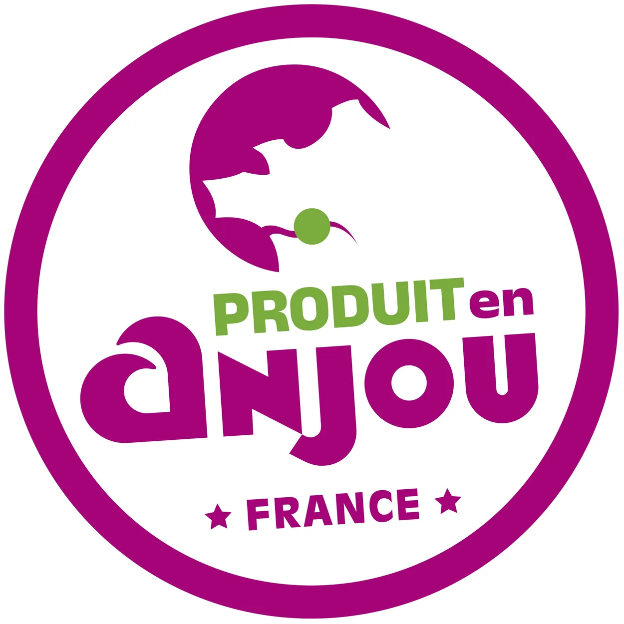 Logo Produit en Anjou Cerises d'Anjou, producteur de cerises dans le Maine-et-Loire